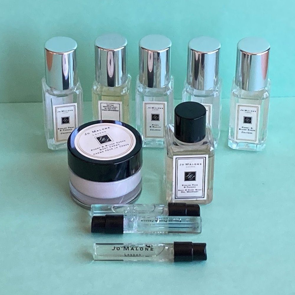Jo Malone 10 Piece Collection Spray Body Cream Sample Vials Body Wash Free Ship